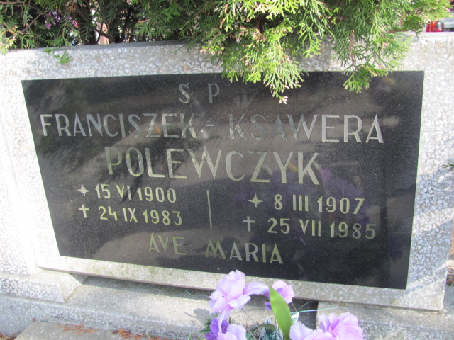 Grób Ksawera Polewczyk