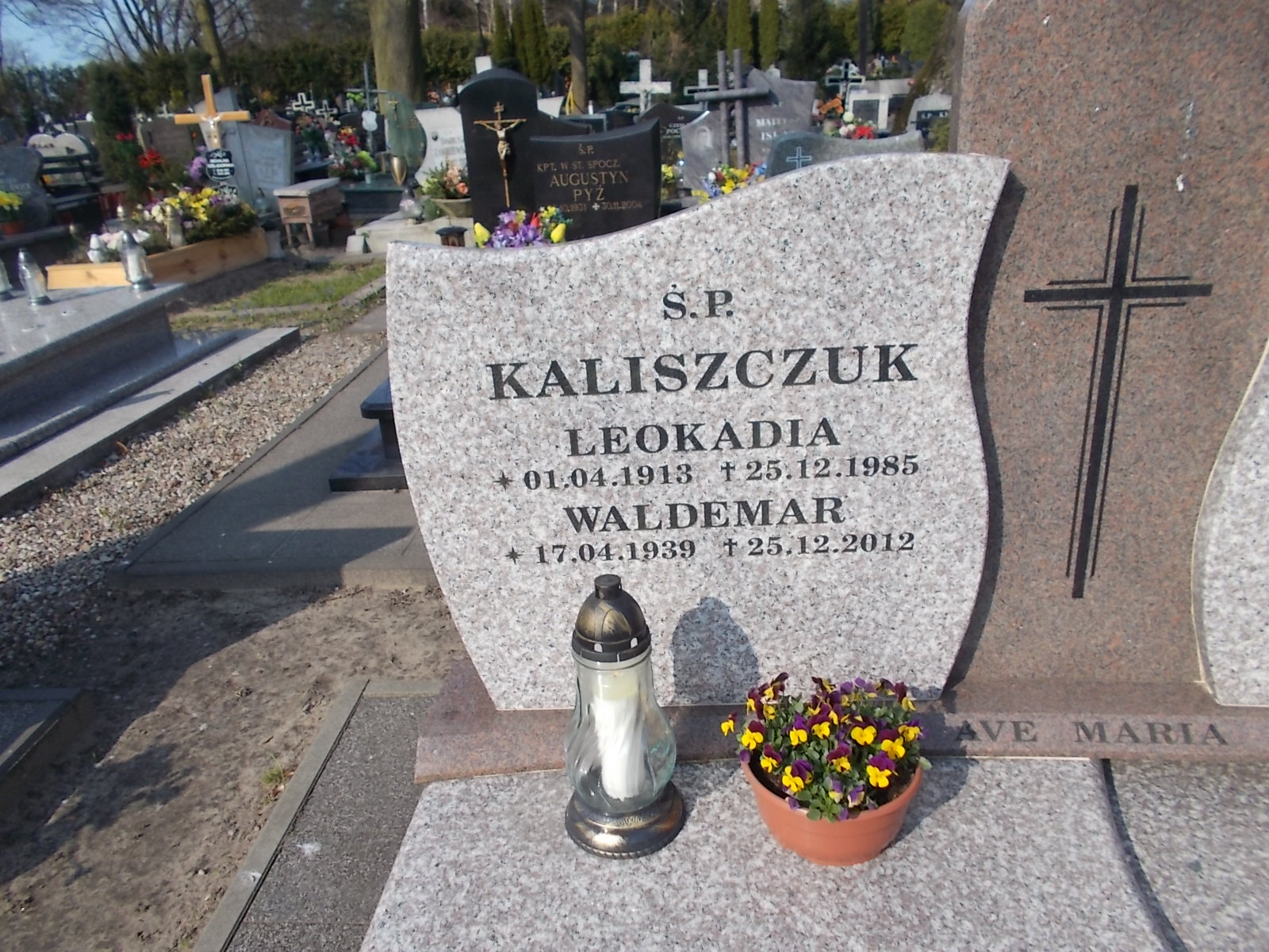 Leokadia Kaliszczuk 1913 Ustka - Grobonet - Wyszukiwarka osób pochowanych