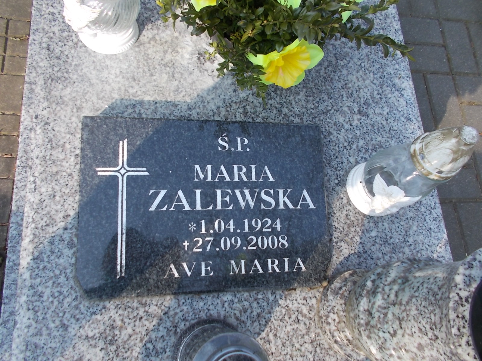 Maria Zalewska 1924 Ustka - Grobonet - Wyszukiwarka osób pochowanych