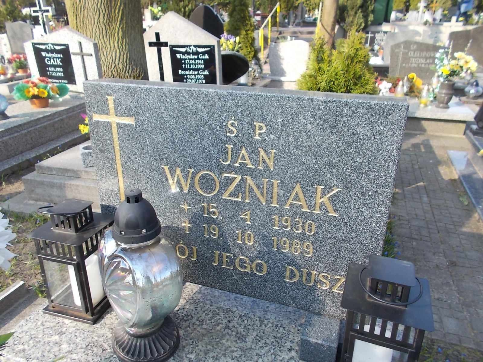 Jan Bolesław Woźniak 1930 Ustka - Grobonet - Wyszukiwarka osób pochowanych