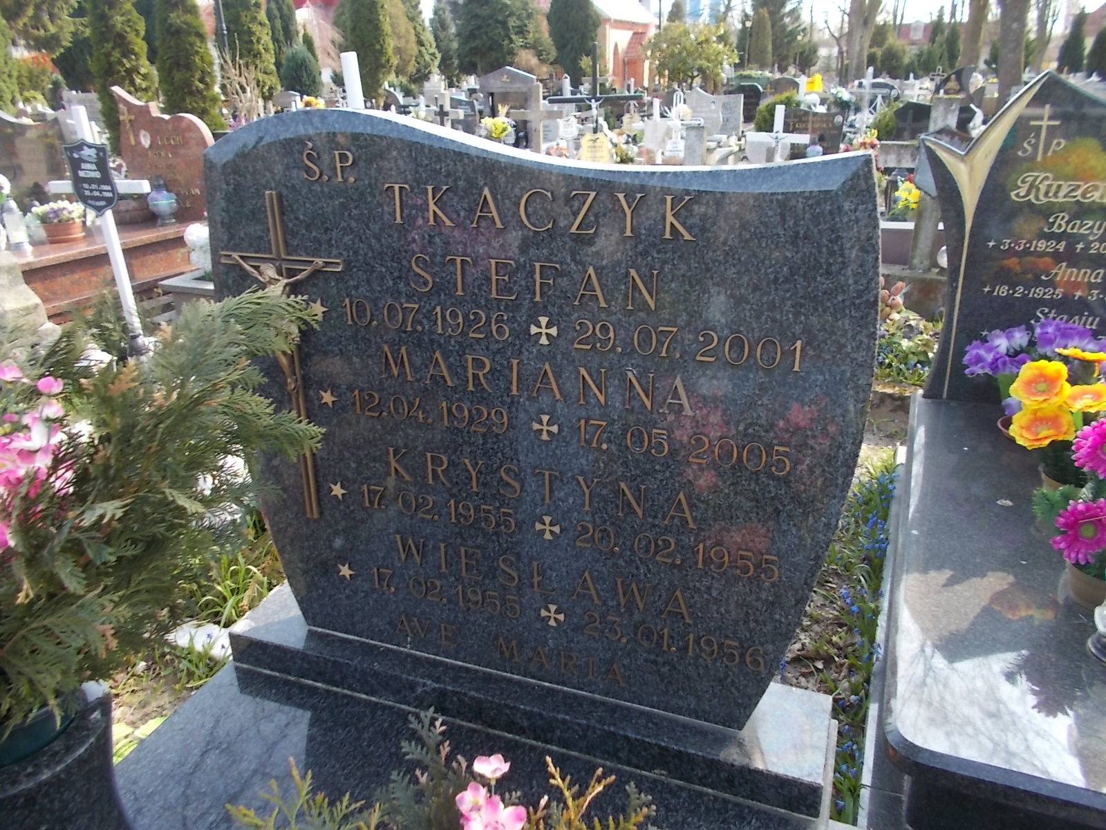 Krystyna Tkaczyk 1955 Ustka - Grobonet - Wyszukiwarka osób pochowanych