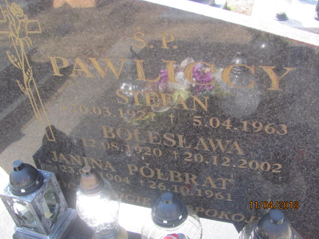 Stefan Pawlicki 1921 Ustka - Grobonet - Wyszukiwarka osób pochowanych