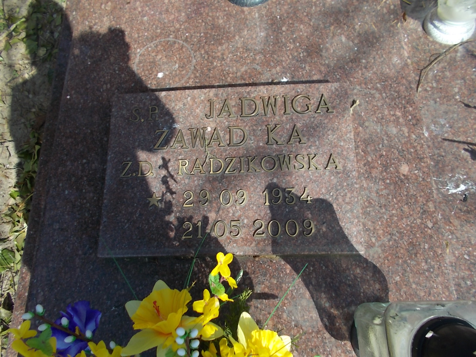 Jadwiga Zawadzka 1934 Ustka - Grobonet - Wyszukiwarka osób pochowanych