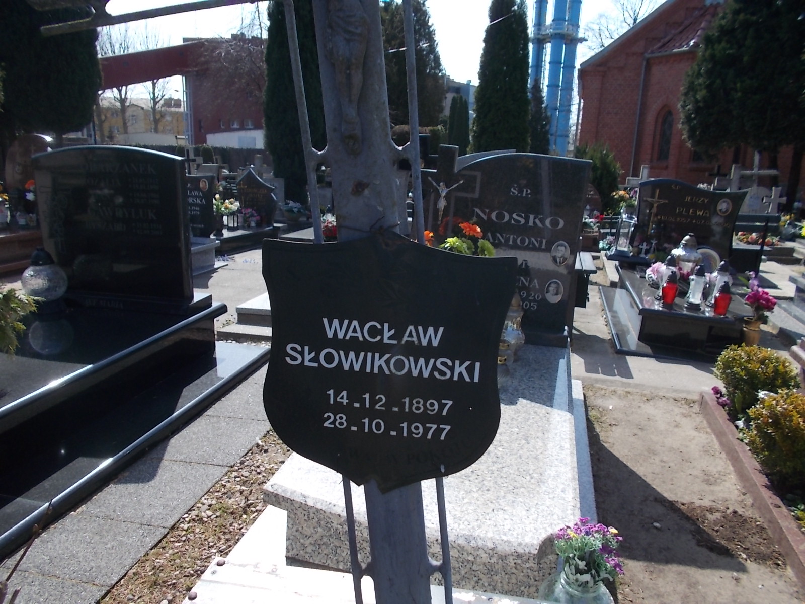 Wacław Słowikowski 1897 Ustka - Grobonet - Wyszukiwarka osób pochowanych