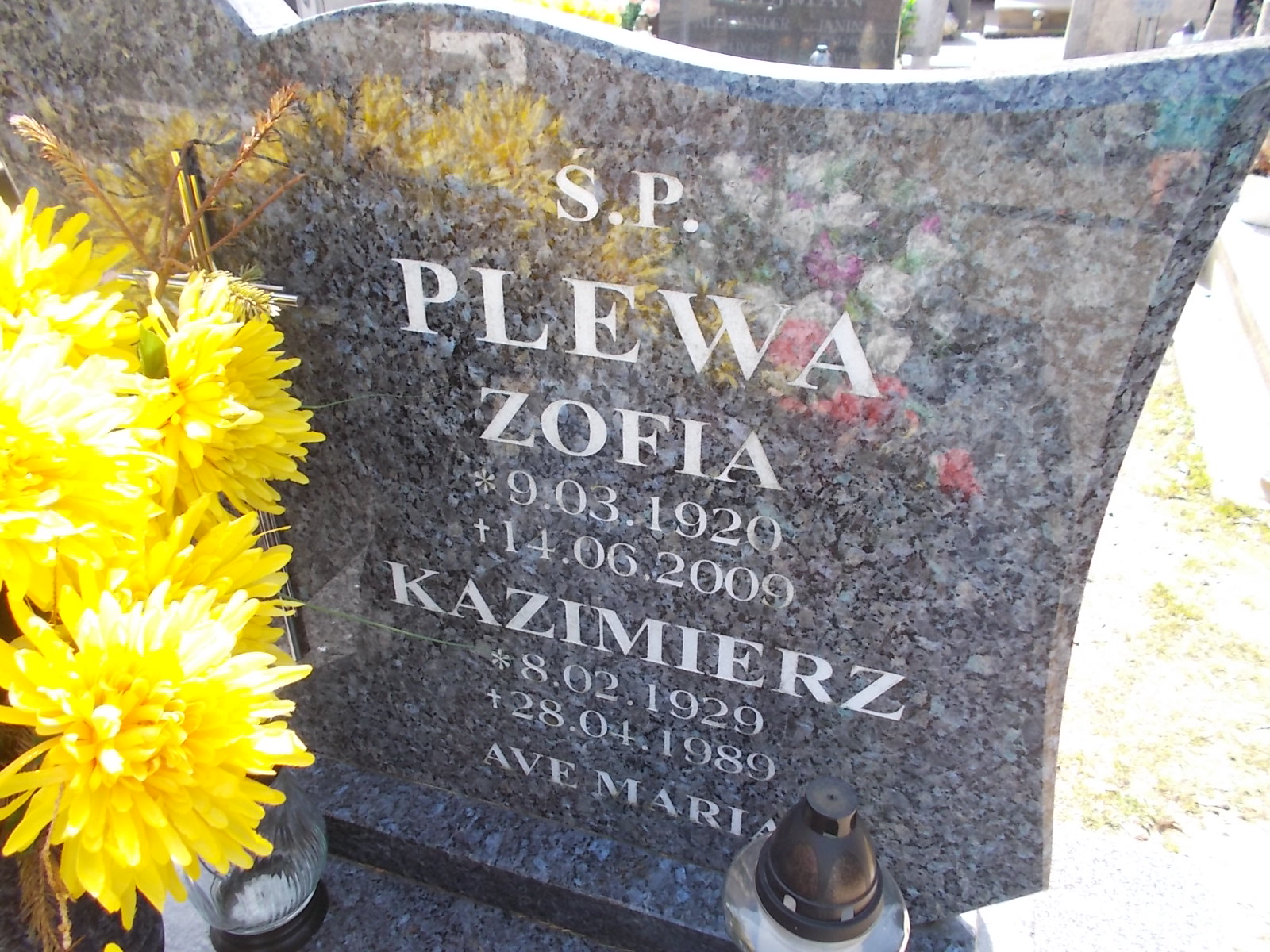 Zofia Plewa 1920 Ustka - Grobonet - Wyszukiwarka osób pochowanych