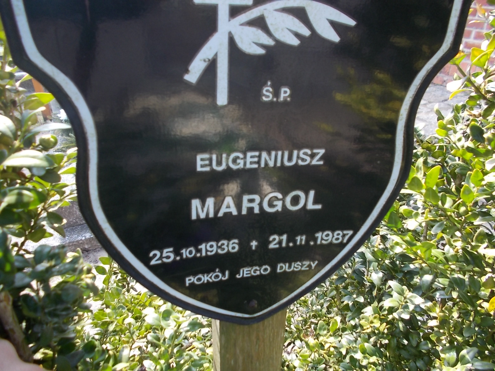 Eugeniusz Margol 1936 Ustka - Grobonet - Wyszukiwarka osób pochowanych