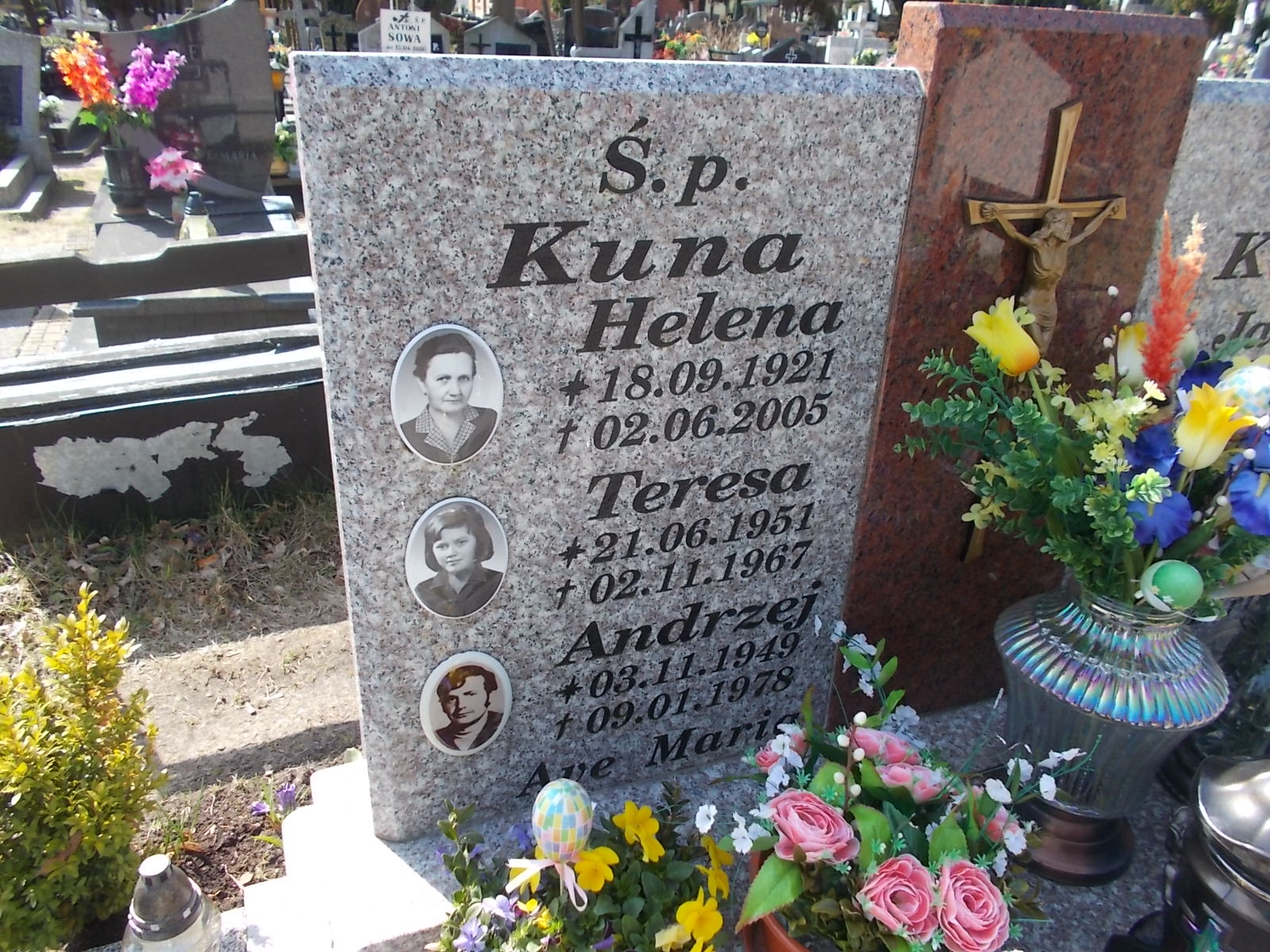 Andrzej Julian Kuna 1949 Ustka - Grobonet - Wyszukiwarka osób pochowanych