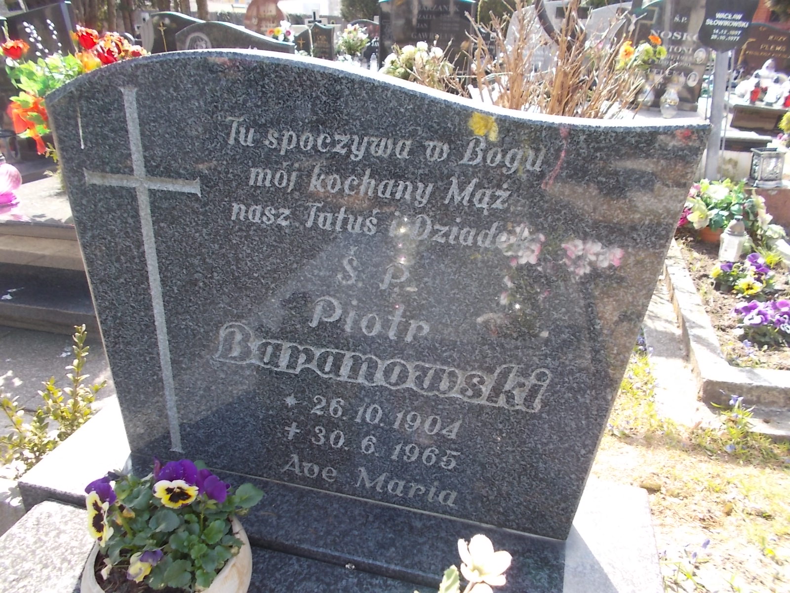 Piotr Baranowski 1904 Ustka - Grobonet - Wyszukiwarka osób pochowanych