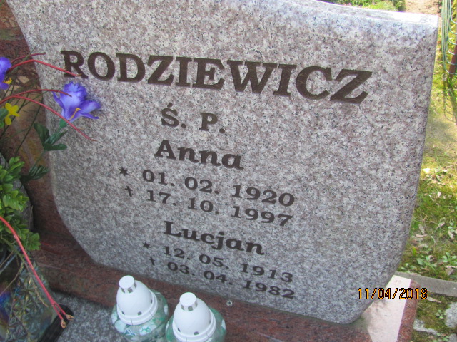 Maria Rodziewicz 1946 Ustka - Grobonet - Wyszukiwarka osób pochowanych