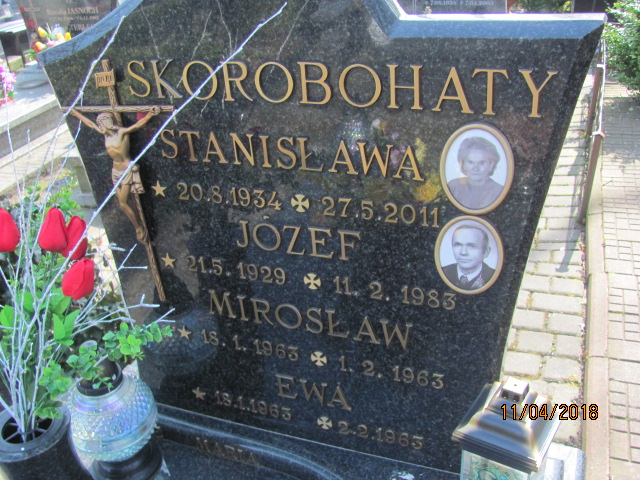 Józef Skorobohaty 1929 Ustka - Grobonet - Wyszukiwarka osób pochowanych