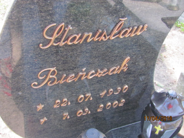 Grób Stanisław Bieńczak