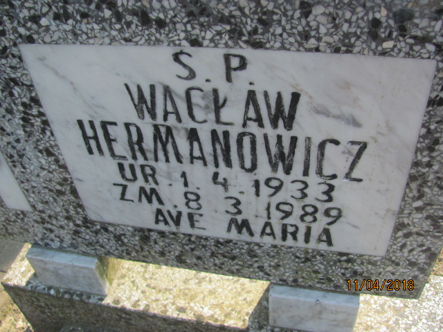 Grób Wacław Hermanowicz