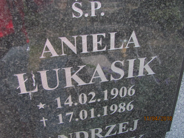 Andrzej Łukasik 1903 Ustka - Grobonet - Wyszukiwarka osób pochowanych