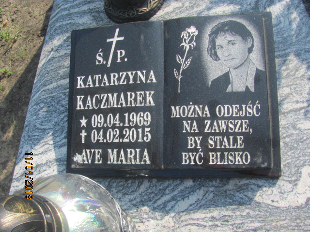 Katarzyna Kaczmarek 1969 Ustka - Grobonet - Wyszukiwarka osób pochowanych