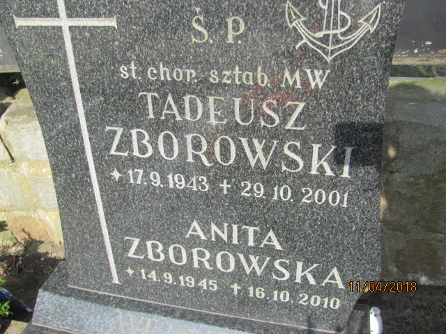 Tadeusz Zborowski 1943 Ustka - Grobonet - Wyszukiwarka osób pochowanych