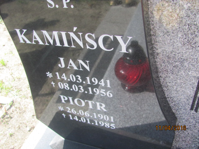 Grób Jan Kamiński