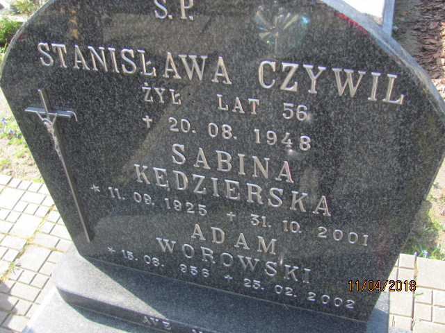 Adam Worowski 1956 Ustka - Grobonet - Wyszukiwarka osób pochowanych