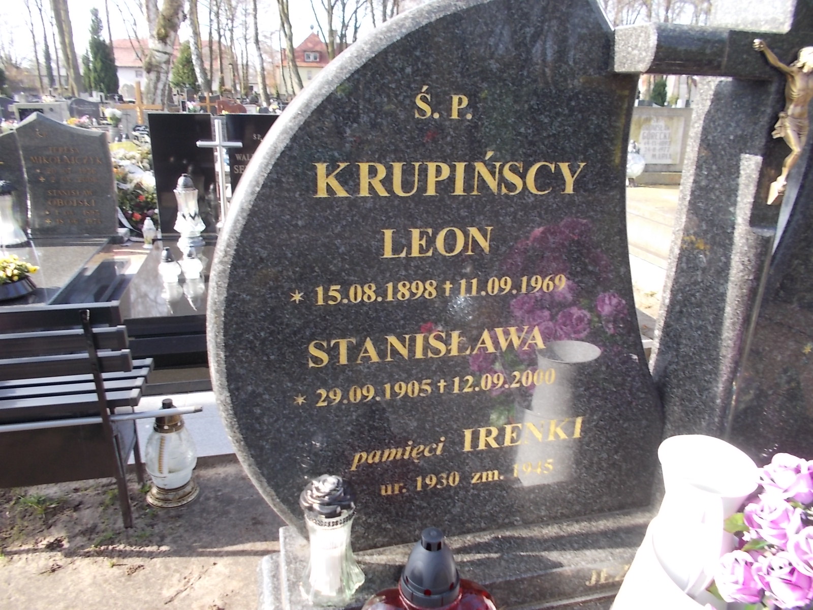 Leon Krupiński 1898 Ustka - Grobonet - Wyszukiwarka osób pochowanych
