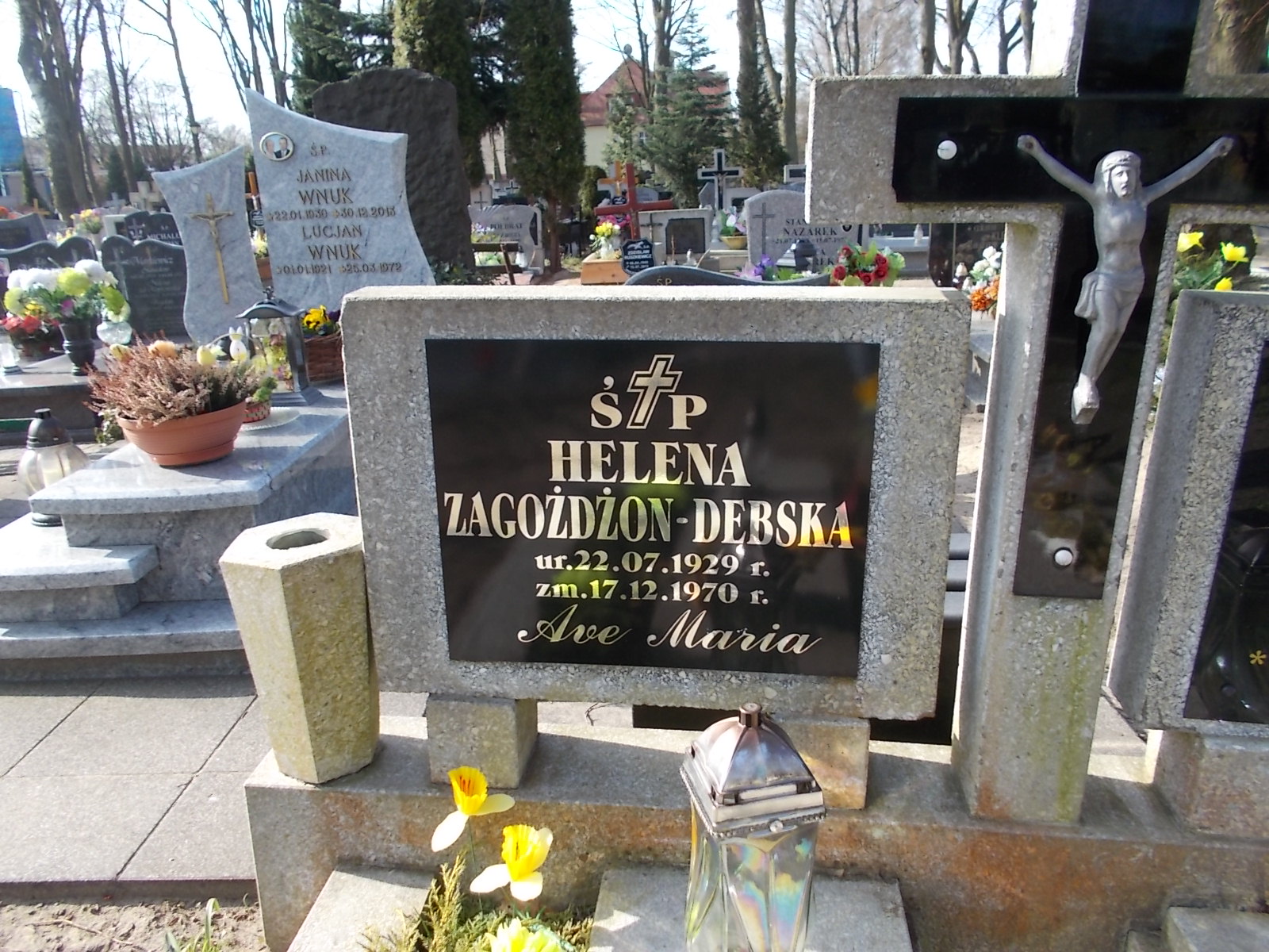 Grób Helena Zagożdżon Dębska