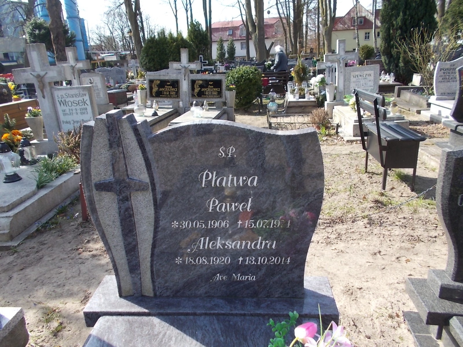 Aleksandra Płatwa 1920 Ustka - Grobonet - Wyszukiwarka osób pochowanych