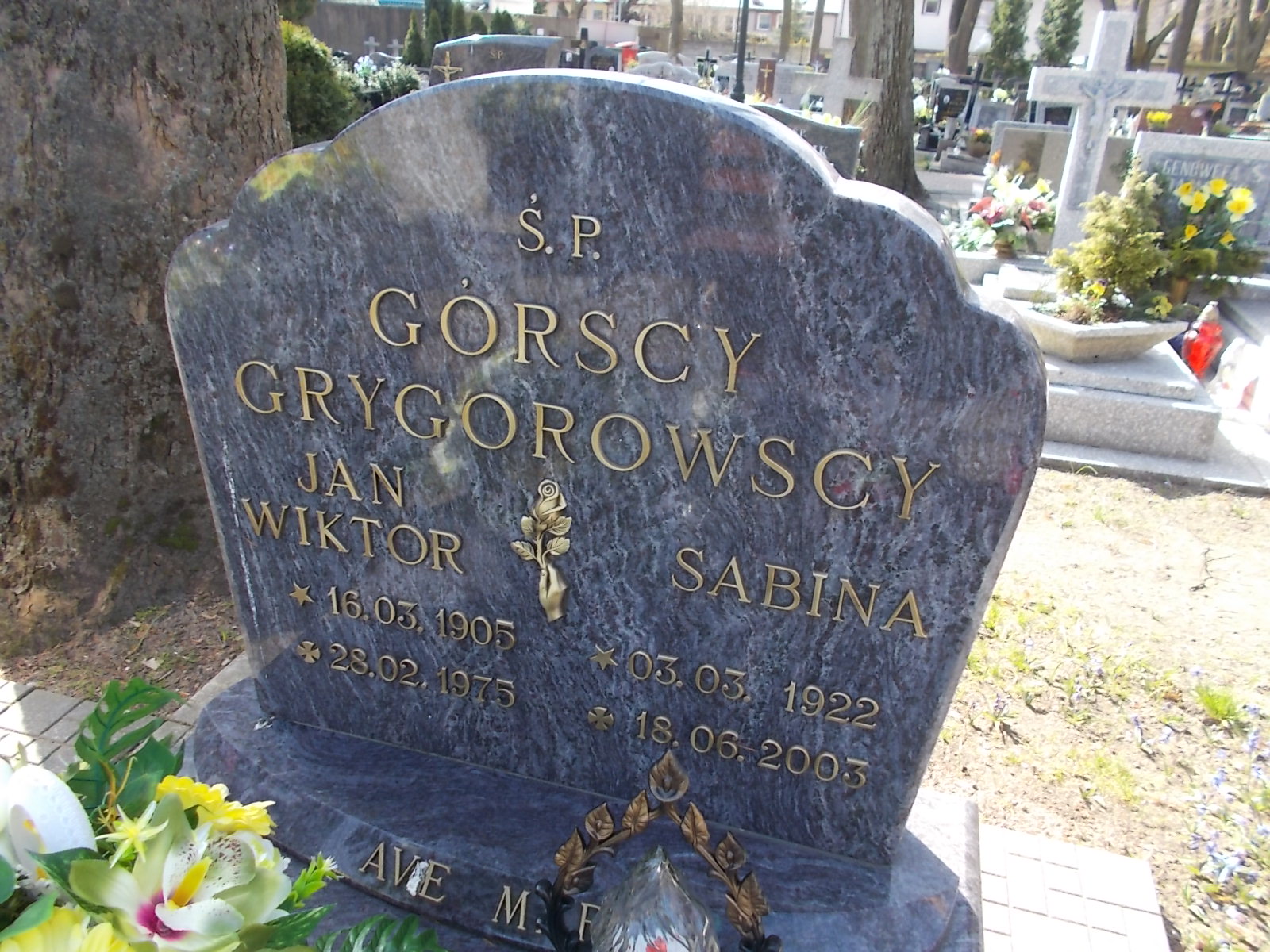 Sabina Górska Grygorowska 1922 Ustka - Grobonet - Wyszukiwarka osób pochowanych