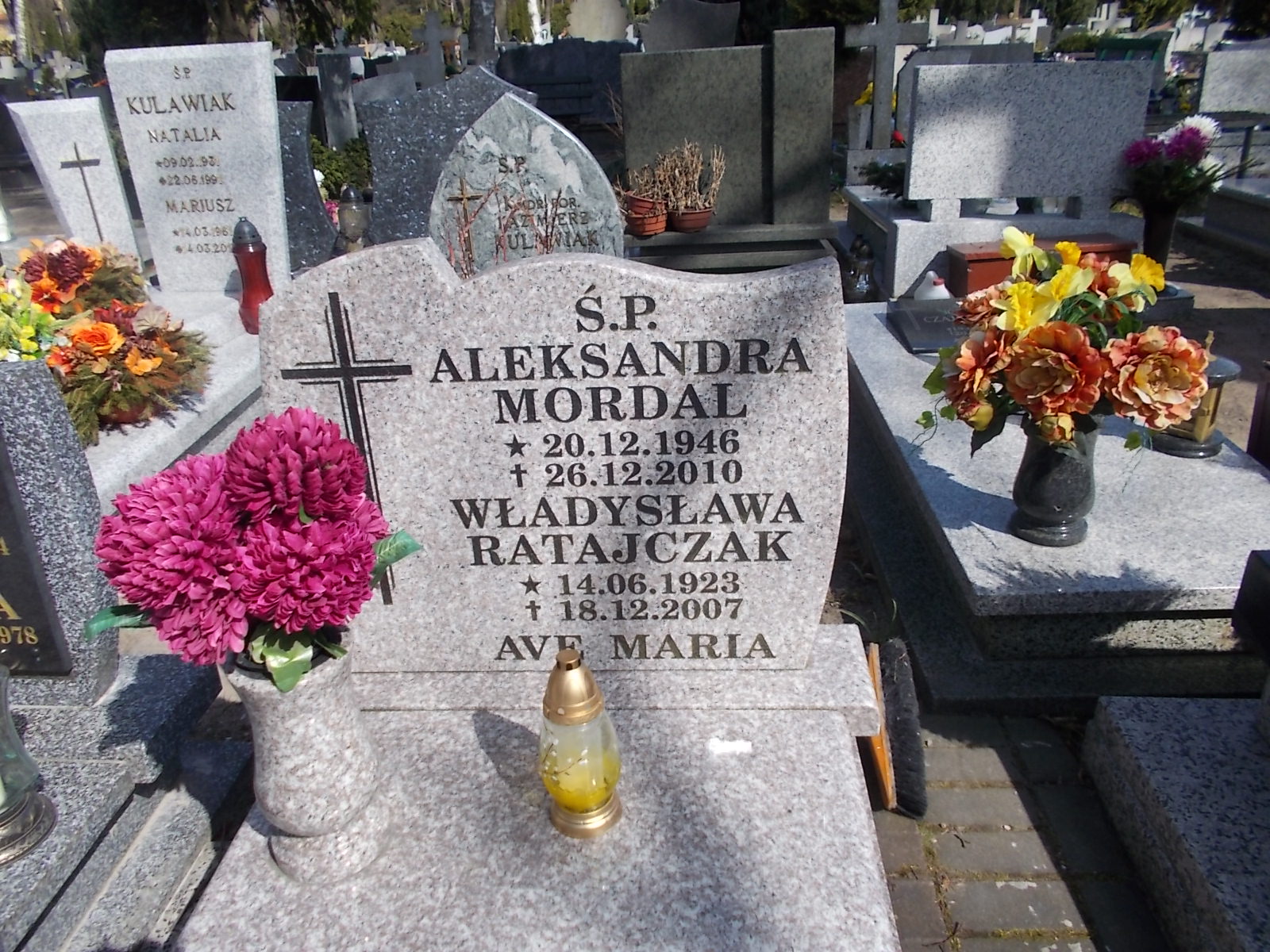 Aleksandra Mordal 1946 Ustka - Grobonet - Wyszukiwarka osób pochowanych