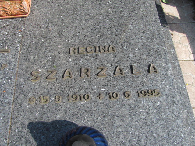 Regina Szarzała 1910 Ustka - Grobonet - Wyszukiwarka osób pochowanych