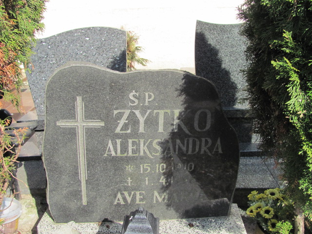 Aleksandra Żytko 1910 Ustka - Grobonet - Wyszukiwarka osób pochowanych