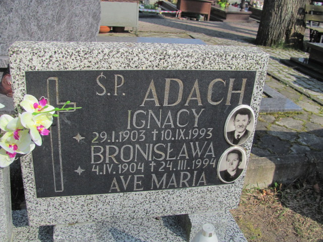 Ignacy Adach 1903 Ustka - Grobonet - Wyszukiwarka osób pochowanych