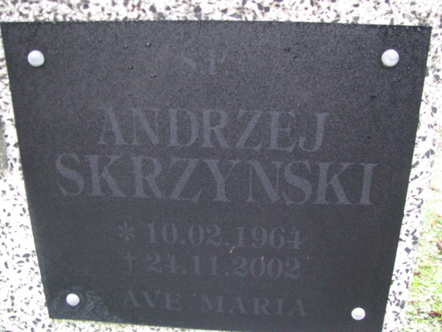 Andrzej Skrzyński 1964 Ustka - Grobonet - Wyszukiwarka osób pochowanych