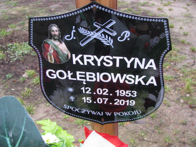 Krystyna Gołębiowska  1953 Ustka - Grobonet - Wyszukiwarka osób pochowanych