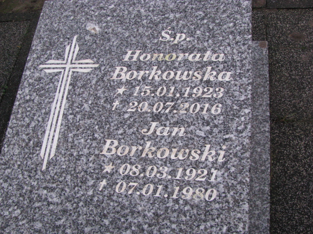 Grób Jan Borkowski