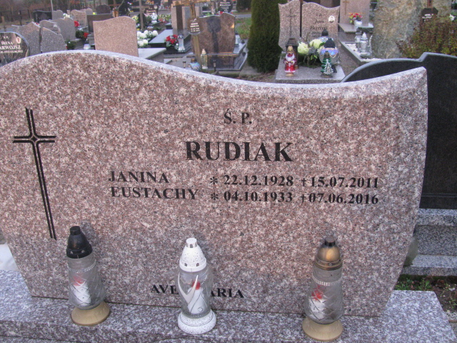 Janina Rudiak 1928 Ustka - Grobonet - Wyszukiwarka osób pochowanych