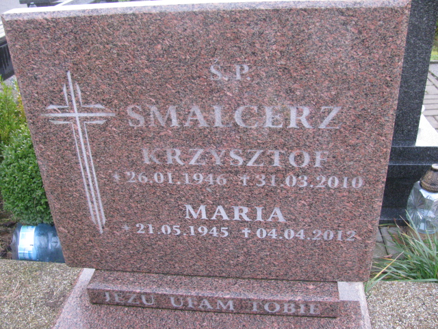 Maria Halina Smalcerz  1945 Ustka - Grobonet - Wyszukiwarka osób pochowanych