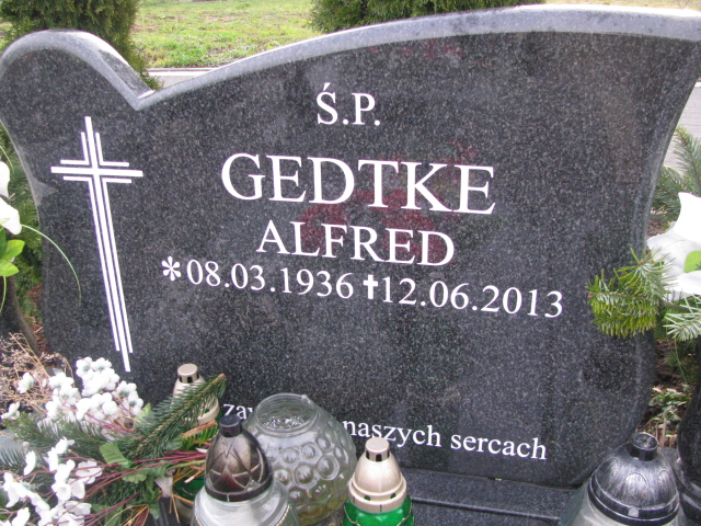 Grób Alfred Gedtke 
