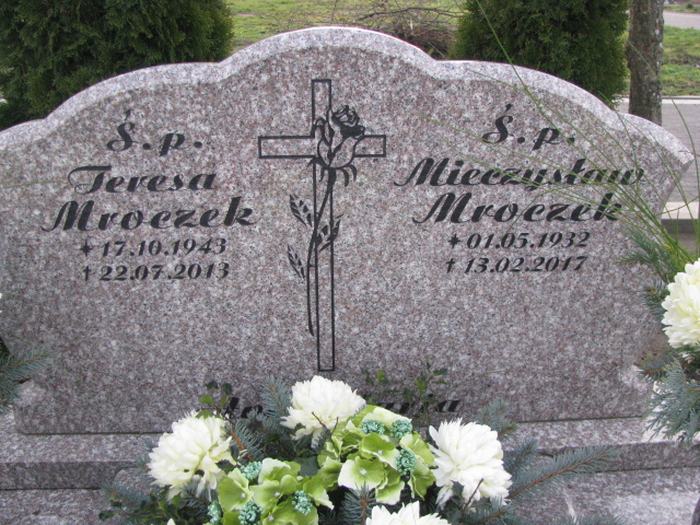 Grób Teresa Mroczek 