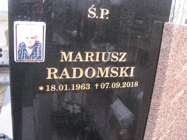Grób Mariusz Eugeniusz  Radomski 